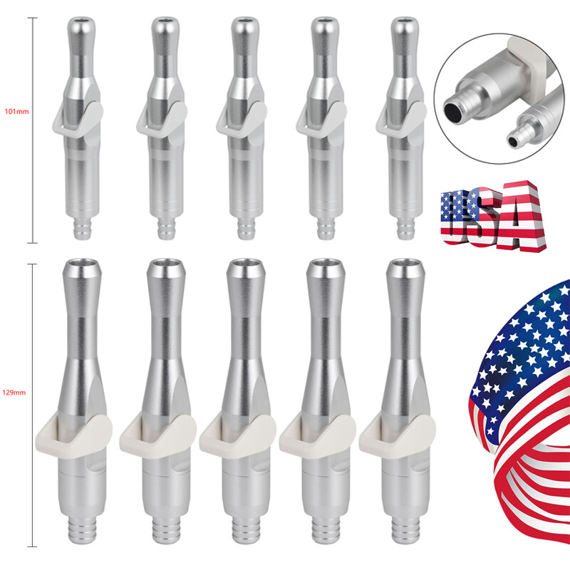 5 pcs Universal Dental Saliva Ejector Suction Valves Strong Weak Swivel Adapter