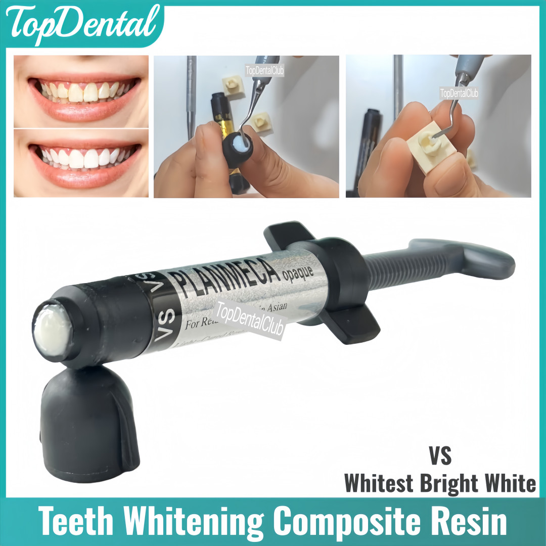 4.5g Dental Light Cure Hybrid Composite Resin Veneer Whitening Teeth Restoration