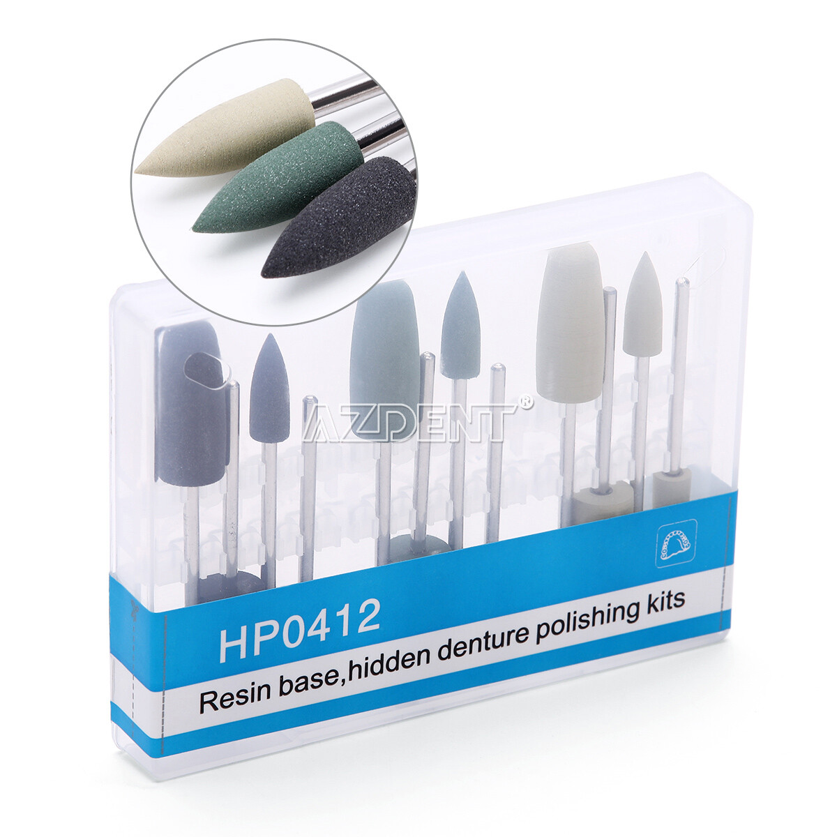 Dental Cordless Hygiene Prophy Handpiece 360° Swivel /Composite Polishing Burs