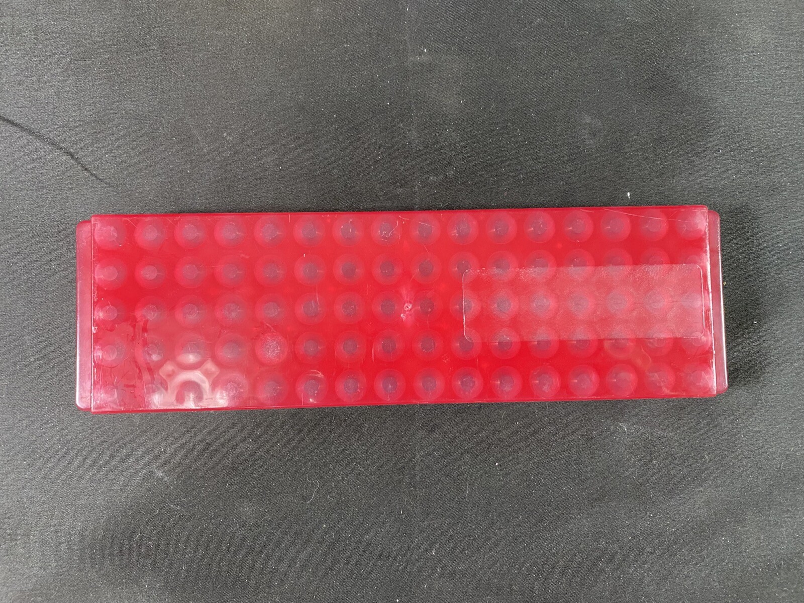 Laboratory Plastic 80-Place Vial Test Tube Holder Rack 11mm ID With Handles