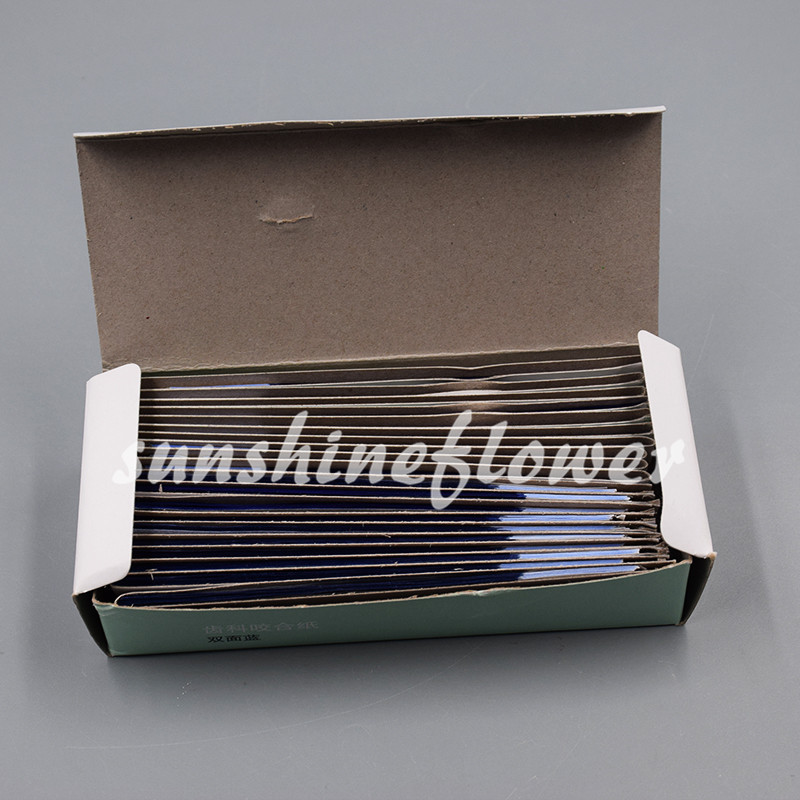 Dental Practical Articulating Paper Soft Thin Strips Accurate 20 Books/Box Blue