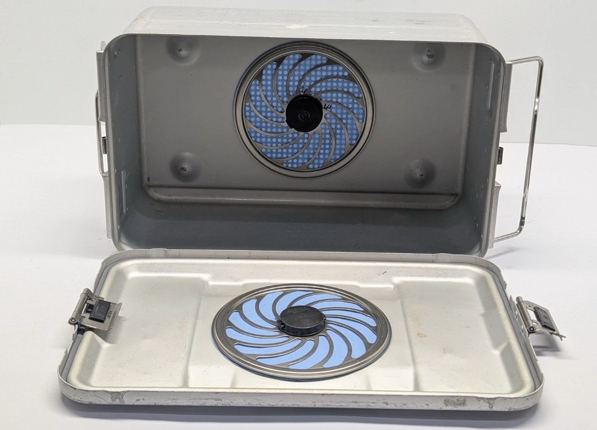 Aesculap JN744 Sterilization Case Container Orthopedic Surgery+Stryker CD4 Tray