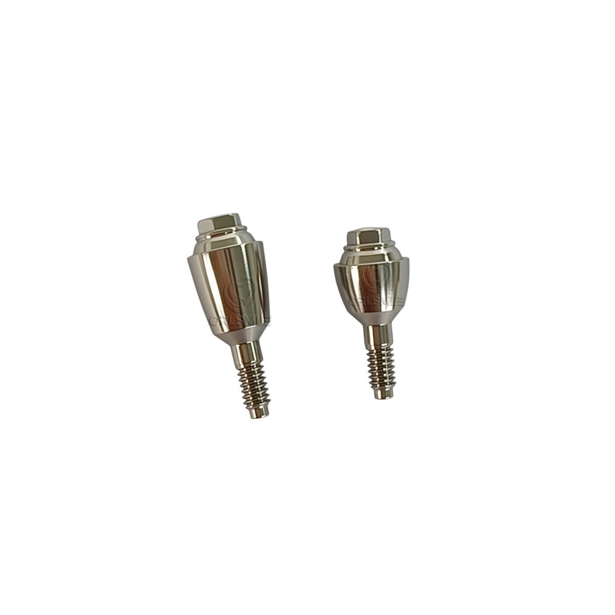3 pcs Titanium Multi unit Straight abutment fit to MIS Seven platform D4.8