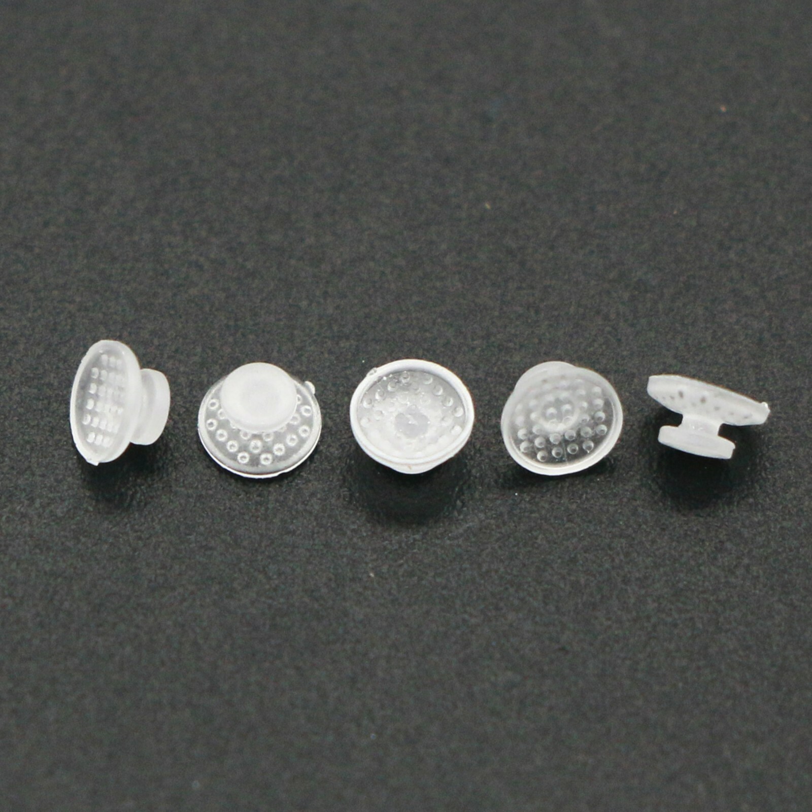 Dental Orthodontic Ceramic Clear Lingual Button Bondable Round Base 10 Pcs/Pack