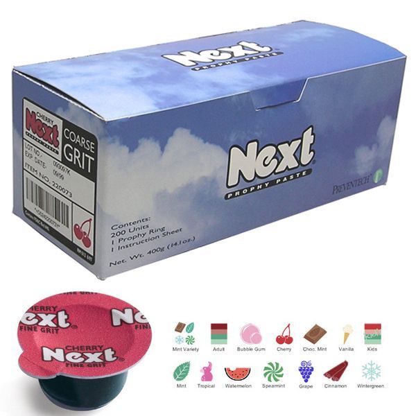Next Medium Mint Prophy Paste with Fluoride – 200 Unit Dose Cups