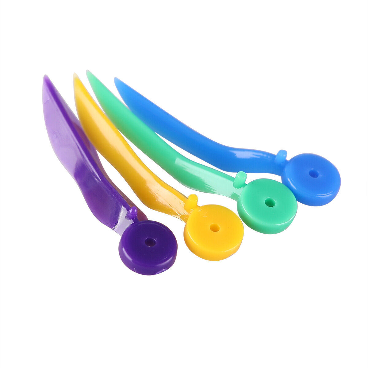 Dental Plastic Wedges Concave Design Arc Diastema Wedge with End Circular Hole