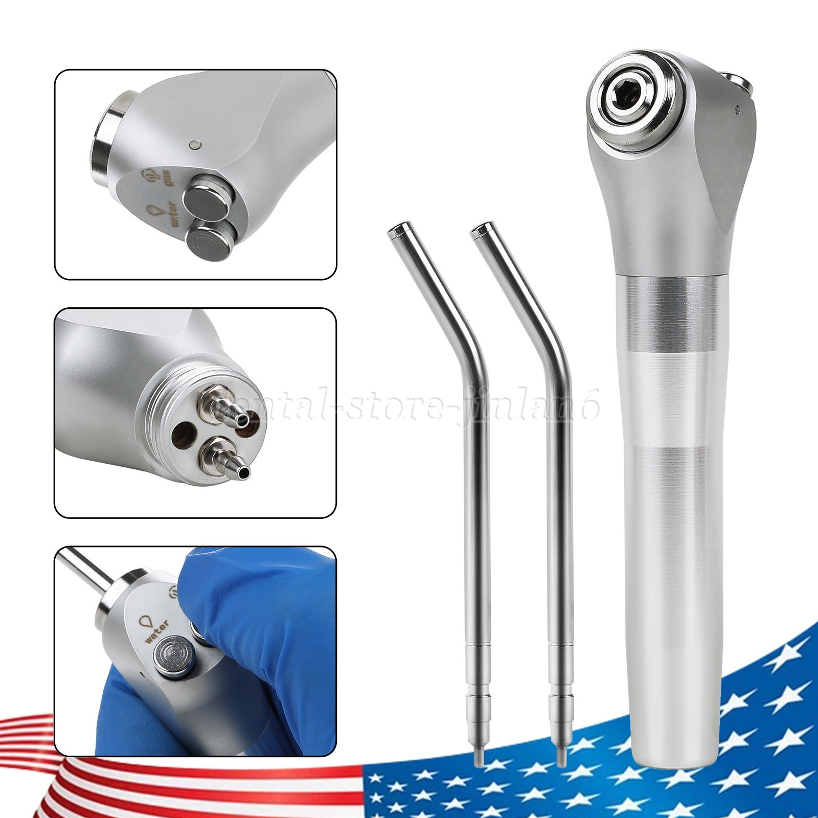 SKYSEA Lot Dental 3 Way Air Water Spray Triple Syringe Handpiece / Nozzles USPS