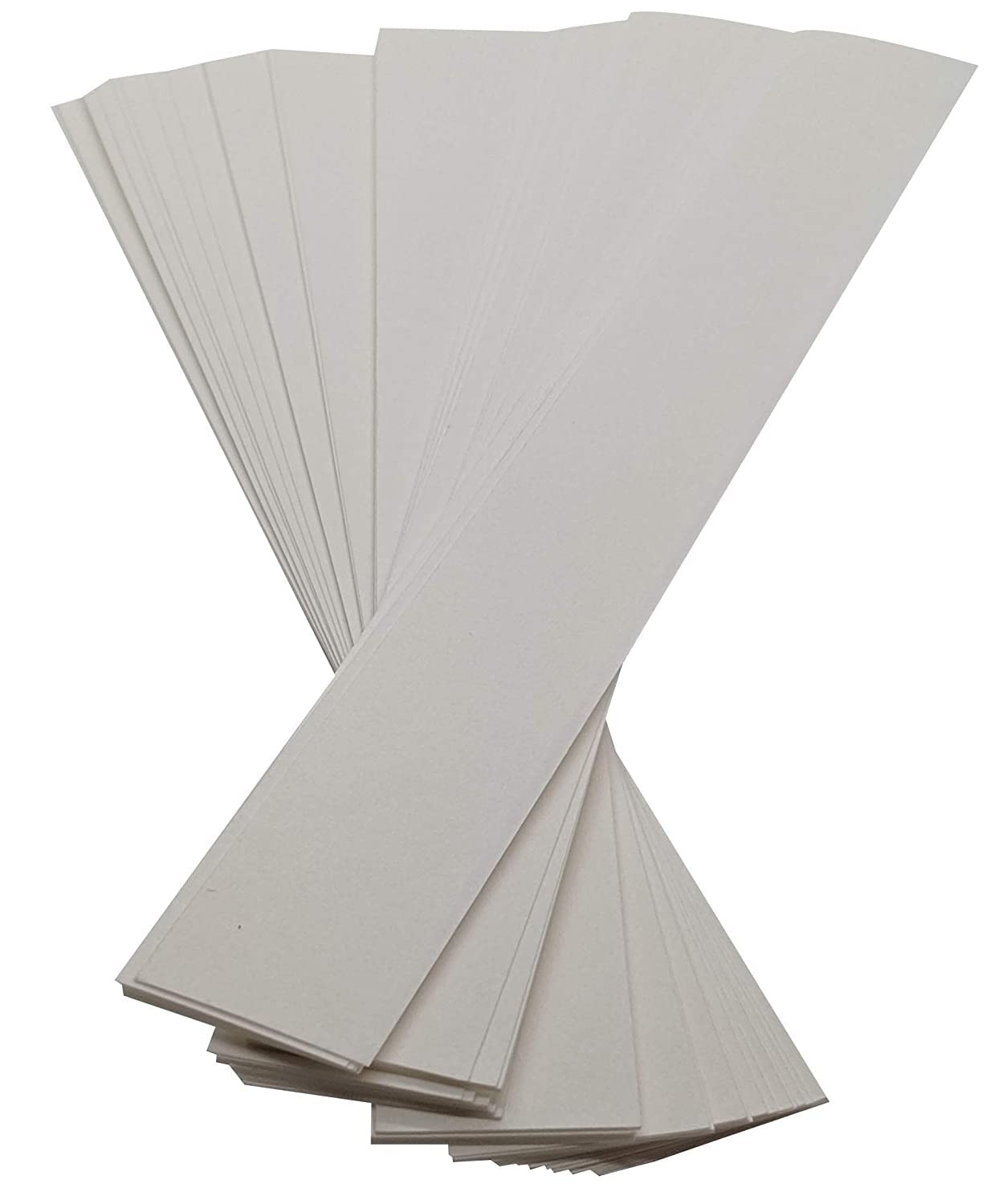 Laboratory Grade Chromatography Test Paper White Pack of 50 Strips