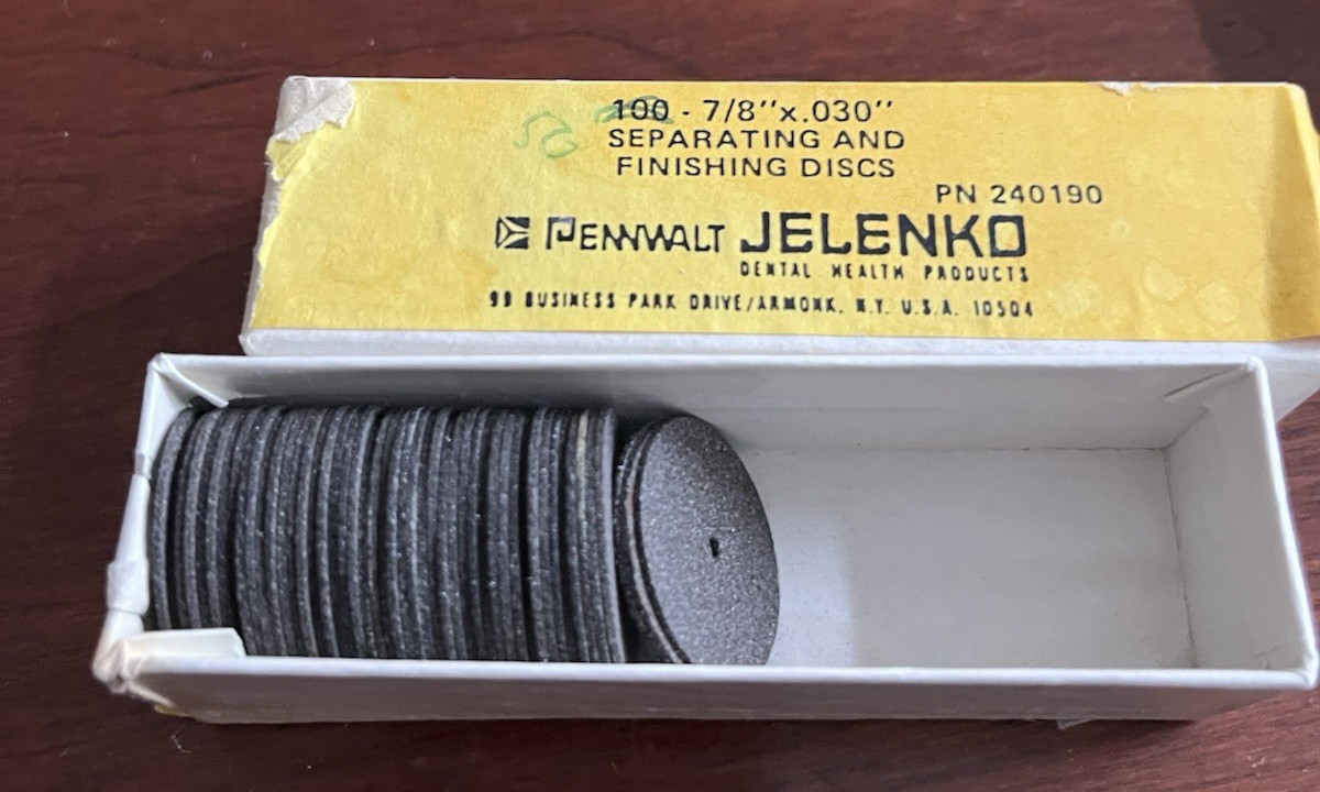 Jelenko Dental lab Separating and Finishing Discs