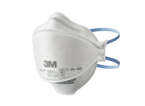 3M N95 Aura 9205+ 20 MASKS NIOSH Approved N95 Particulate Respirator Face Masks