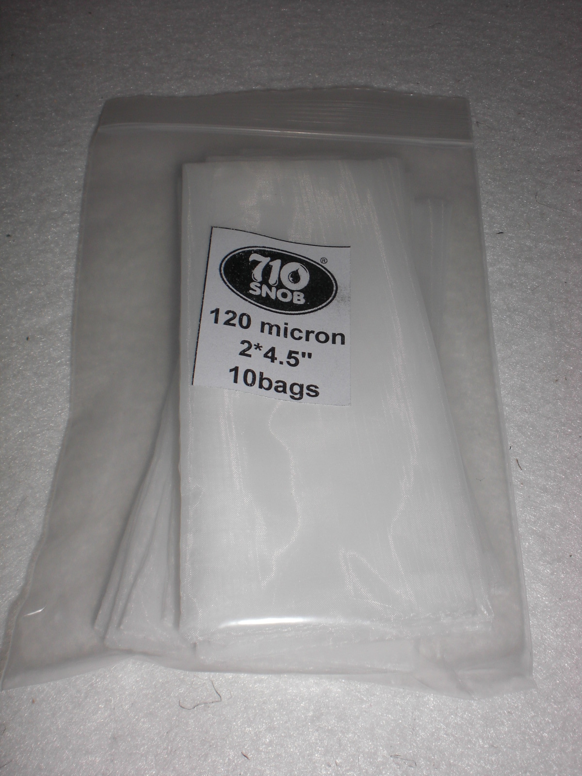100 pack Rosin bags 2″ x 4.5″ 120u MICRON, Rosin Press
