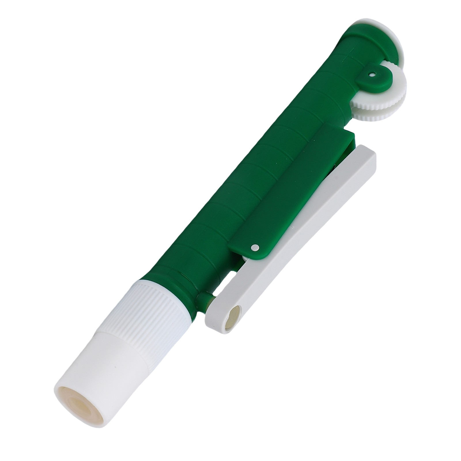 Green 10ml Manual Pipette Controller For Accurate Liquid Handling With Plastic