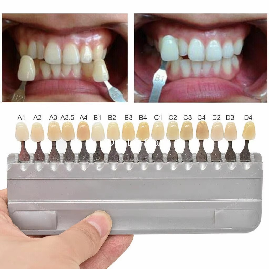 Porcelain 16 Colors Shade Guide Classical Dental VITA Toothguide A1-D4 Whitenin