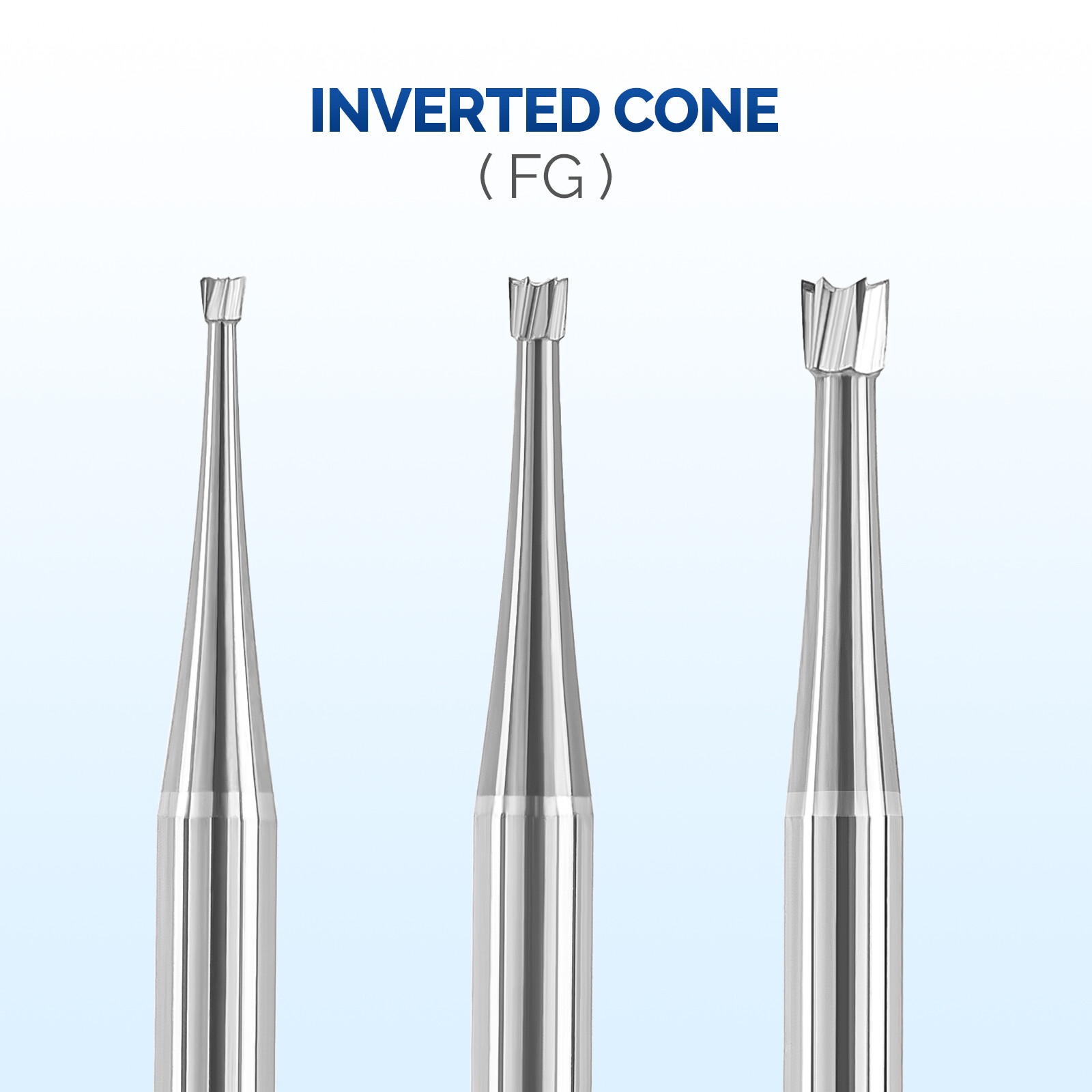 JMU Dental FG Carbide Burs for High Speed Handpiece FG #33 1/2 34 36, 5pcs/pk