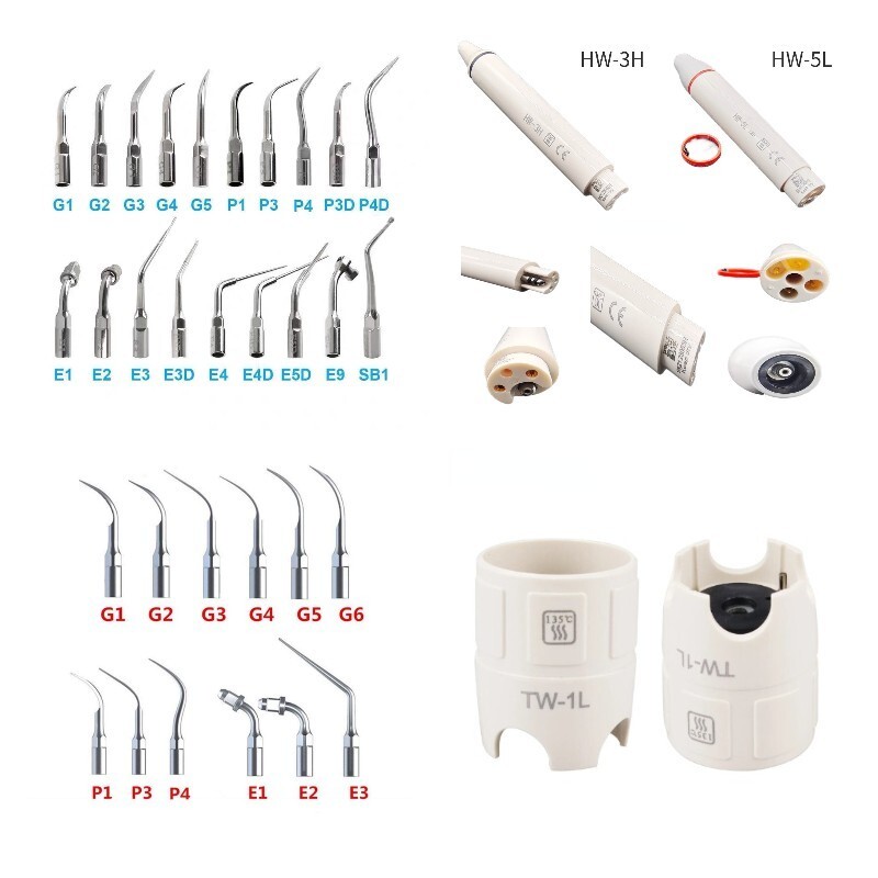 Dental Ultrasonic Scaler Handpiece/Tips/Wrench/fit EMS/SATELEC/VRN