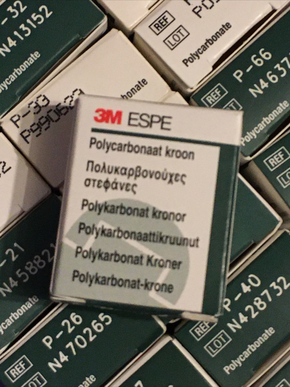 3M Iso ESPE Temporary POLYCARBONATE Dental 5Pk SIZES READ DROPBOX- 1 Box