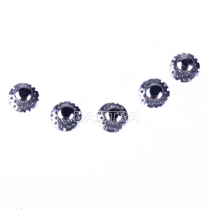 AZDENT Denal Orthodontic TOMY Round Perforated Hollow Lingual Buttons with Holes