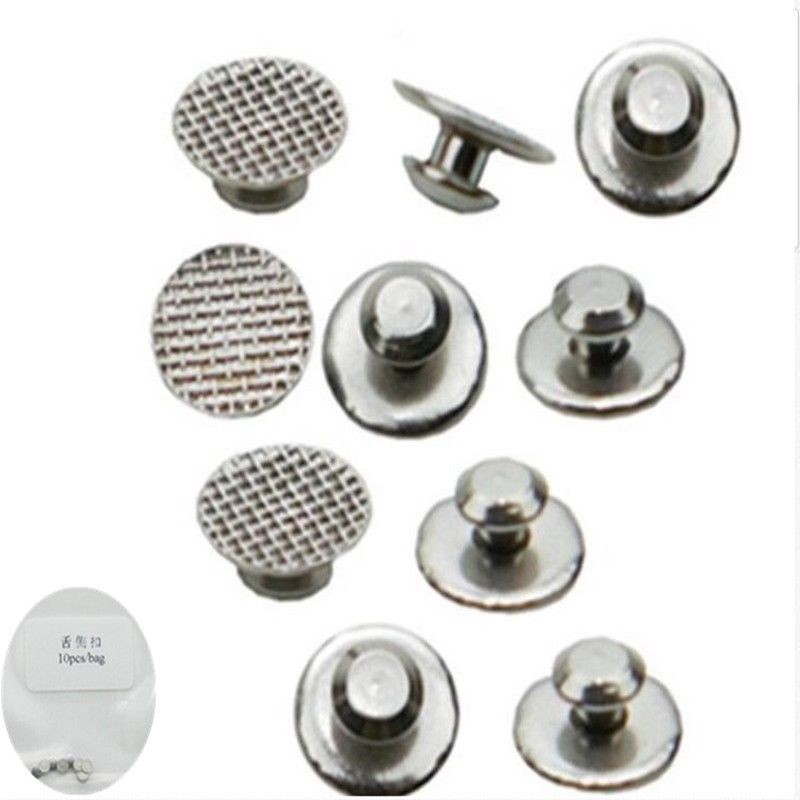 47 Model Dental Orthodontic Lingual Buttons & Crimpable Hook Round/Rectangular