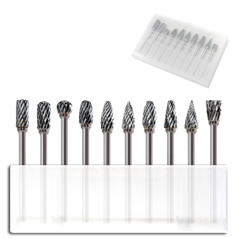 Tungsten Carbide Dental Acrylic Bur Drill 2.35mm Fit Teeth Handpiece 10pcs/set