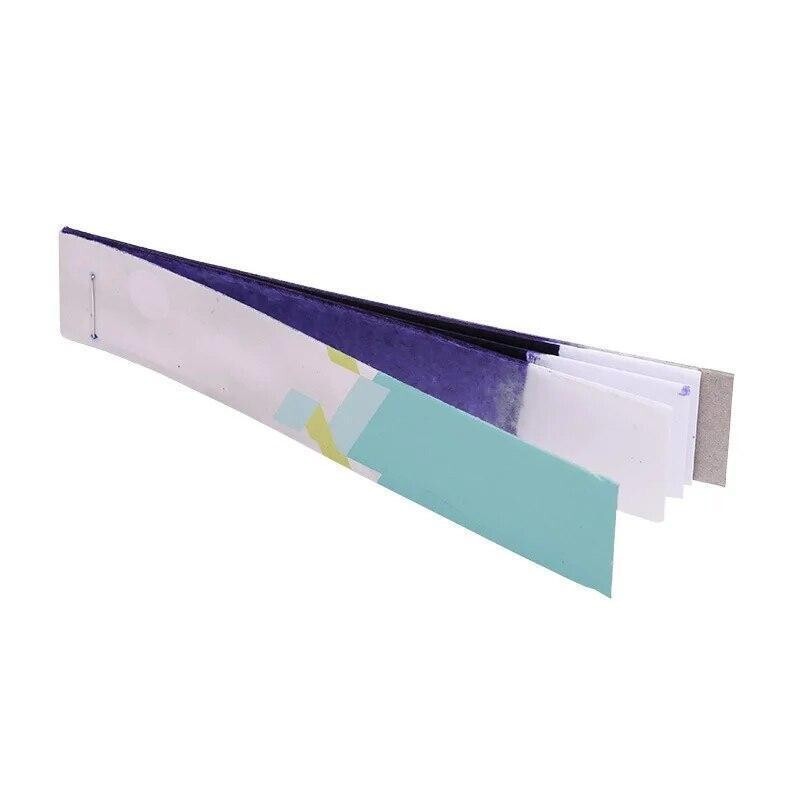 Dental Articulating Paper Practical Soft Thin Strips Red/ Blue 10 Sheet *20 Book