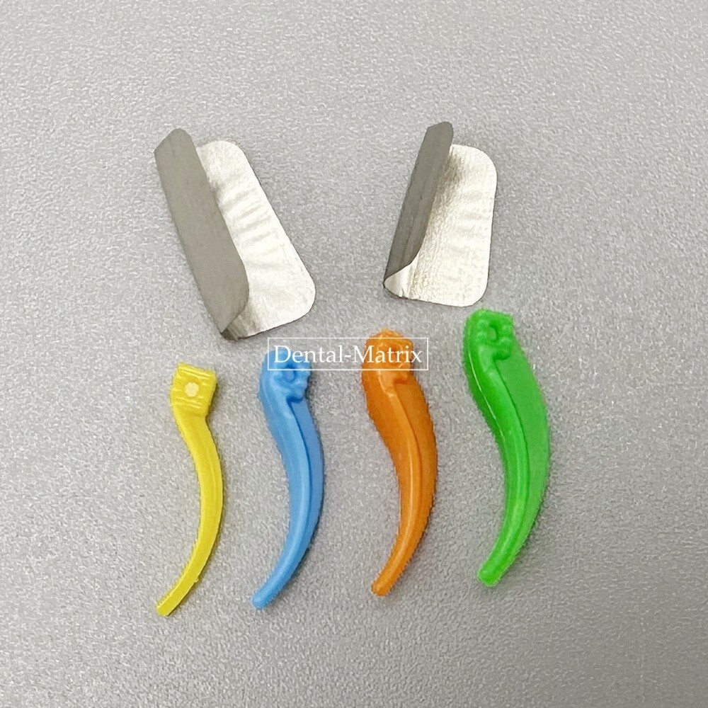 200Pcs/box Dental Anterior Matrix System Wedge Matrix Bands Interdental Wedges