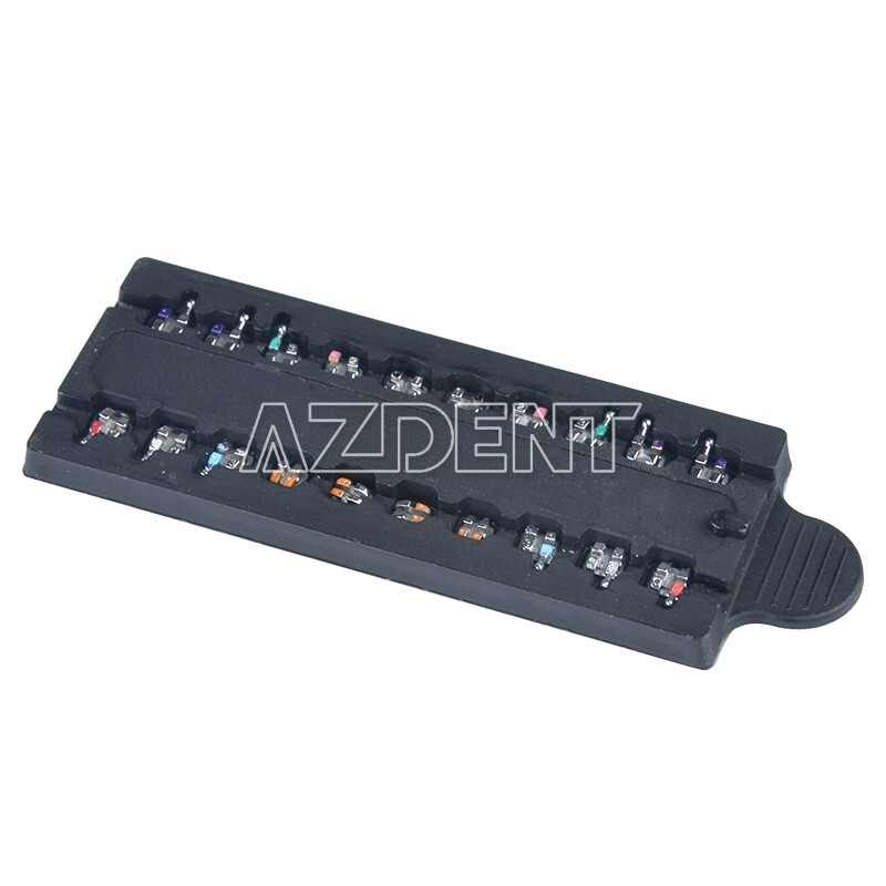 20Pc AZDENT Dental Orthodontic Bracket Braces Mini Roth/MBT .018/.022 345 Hooks