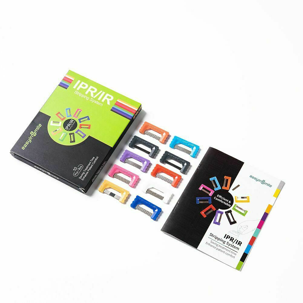 EASYINSMILE IPR Interproximal Reduction Ename Strip Reusable Strips 1Kit/10Pcs