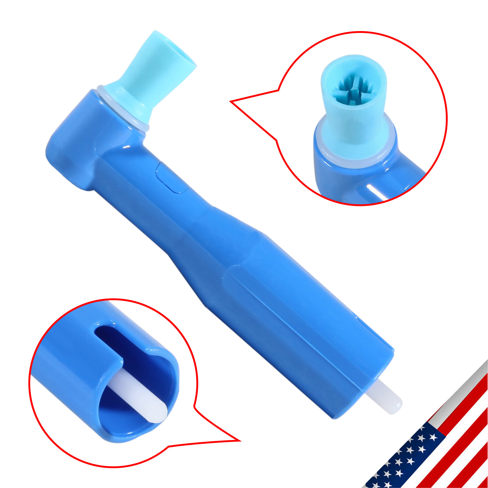 Dental Disposable Prophy Angles Regular Latex Free Contra Angle 90° – 100pcs