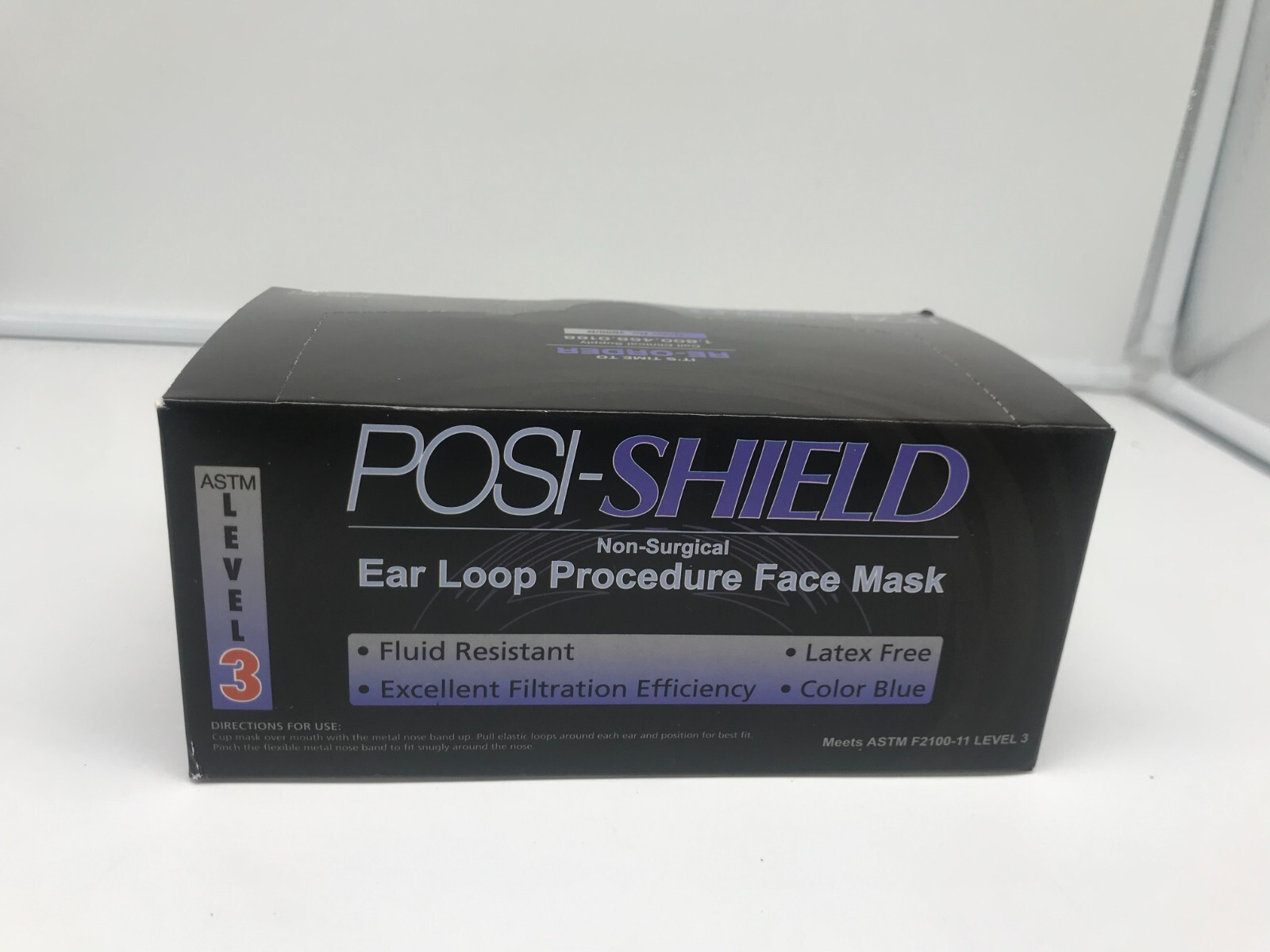 Level 3 Posi Shield Disposable Face Masks Non Surgical 50 CT Misc013