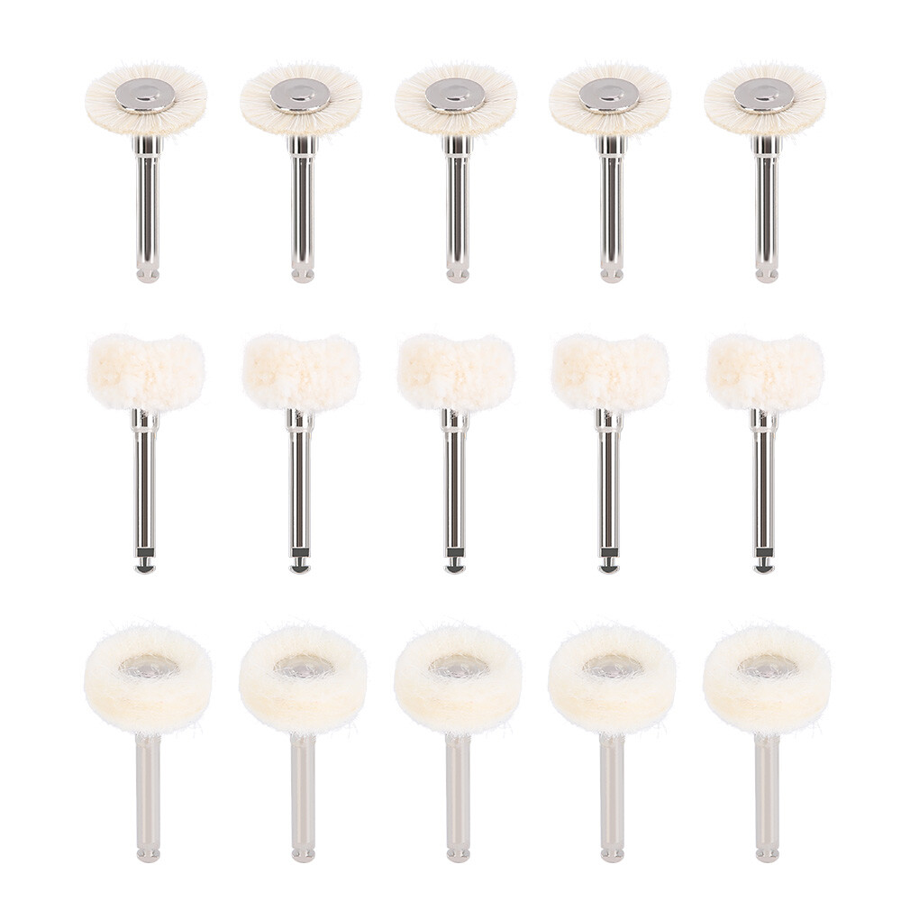 5pc/kit Dental Assorted Polishing Buffing Wheel Brush 2.35mm for Rotary Tool