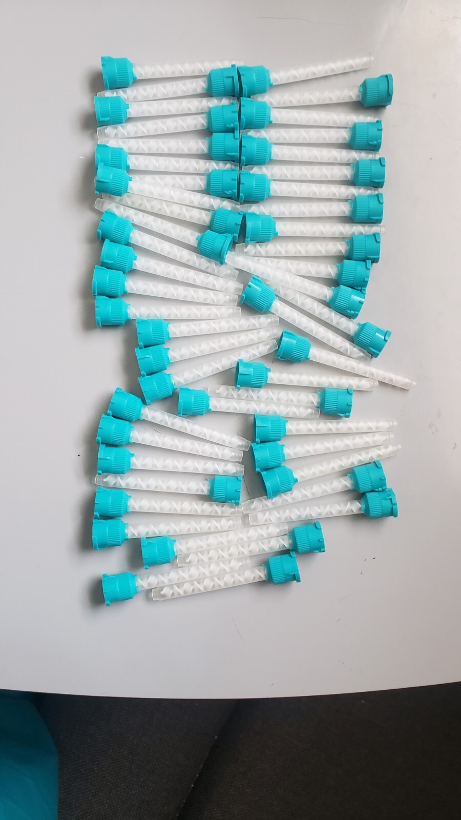 Dental Impression HP Tips High Performance Mixing Tips, Aqua 50 Tips