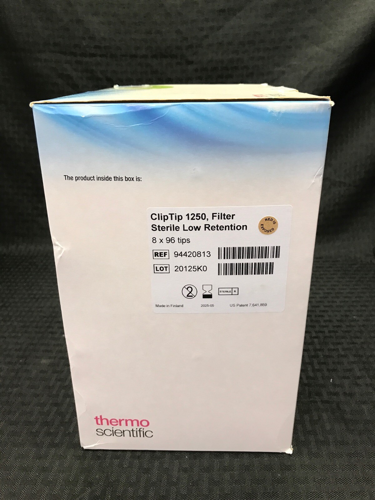 (768/Cs) THERMO ClipTip 1250uL Low Retention Filter Pipet Tips 8×96 Tip 94420813