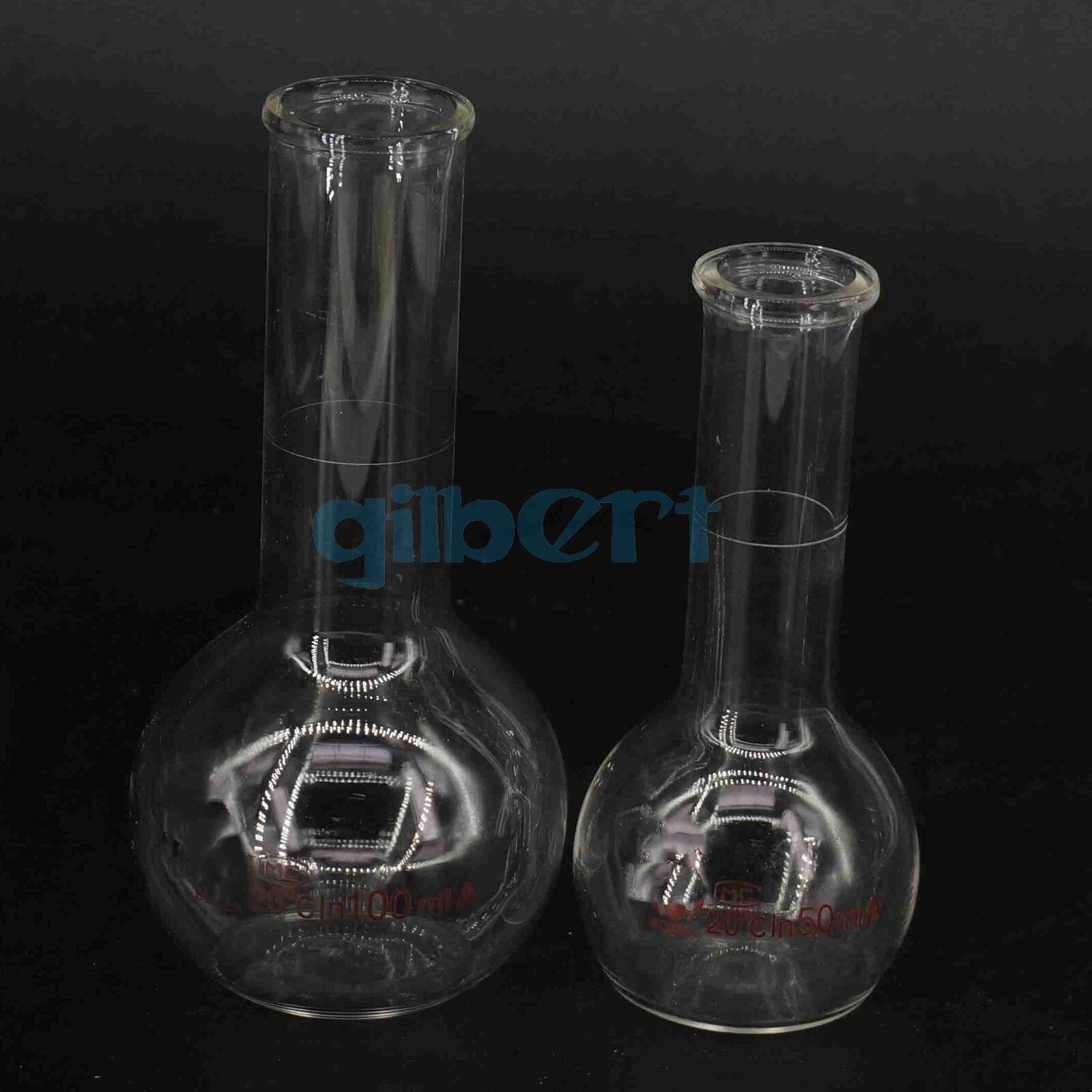 50/100ml Volumetric Flask For Steel Analysis Borosilicate Chemistry Laboratory