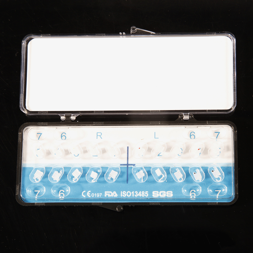 20pc Dental Ceramic Braces Bracket 345 with Hook Orthodontic Roth. 022 CE NEW