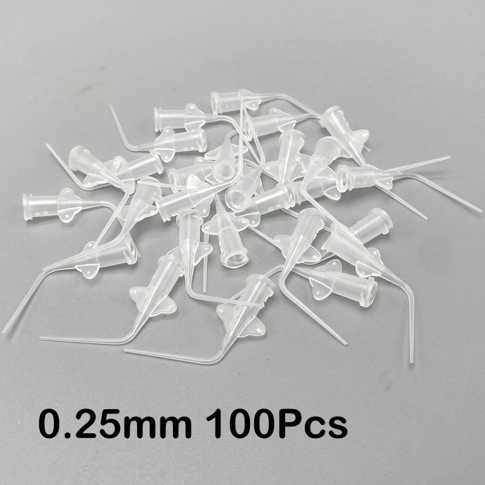 Dental Endo Irrigation Tips Disposable Root Canal Rinsing Tip Syringe Tip 100pcs