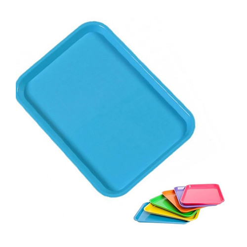 Plasdent 300BFS-2 Flat Set-Up Tray Size B Ritter Neon Blue 13 3/8″ x 9 5/8″