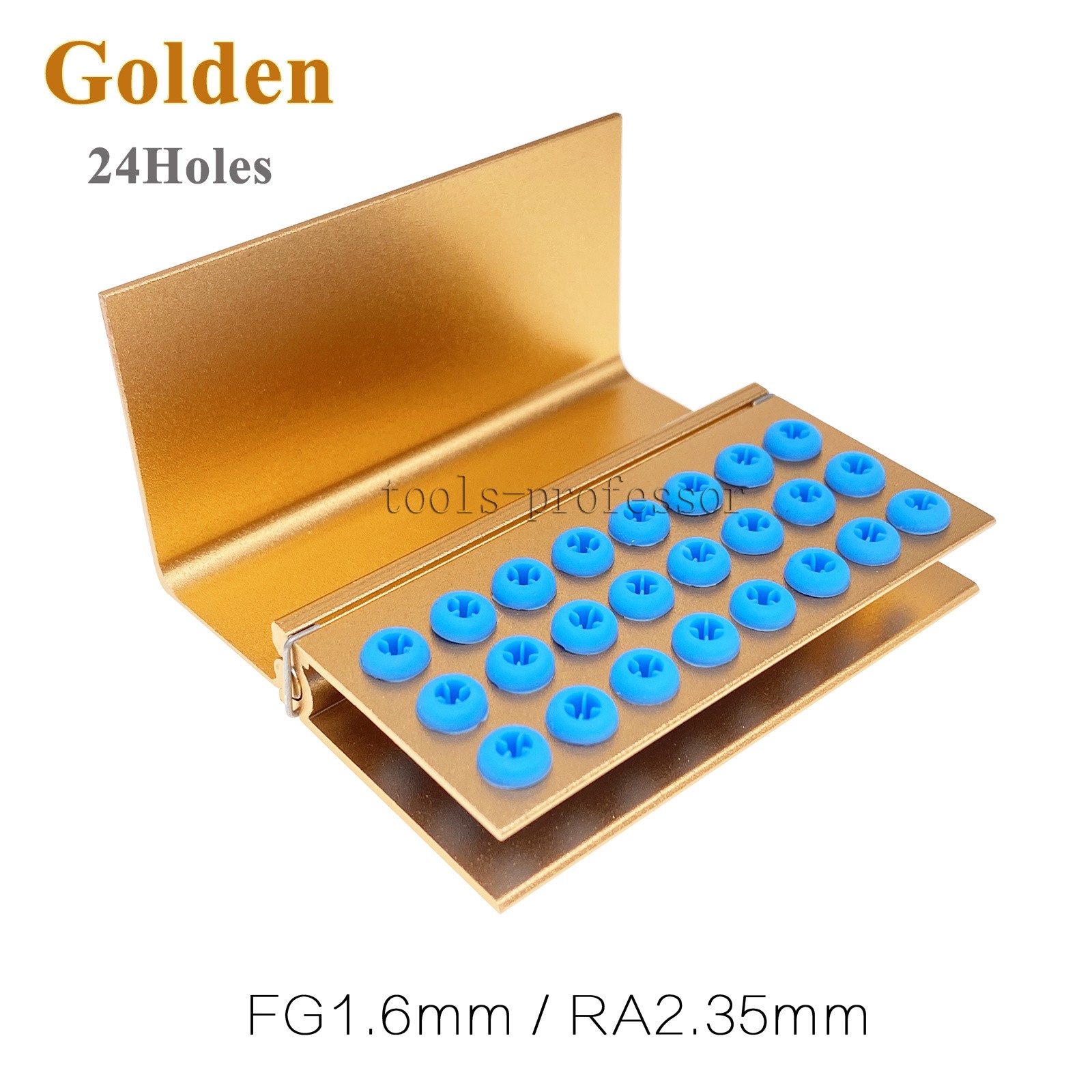 Dental Bur Holder Block Disinfection Box 10/15/16/24/30/56/100/142/152 Holes