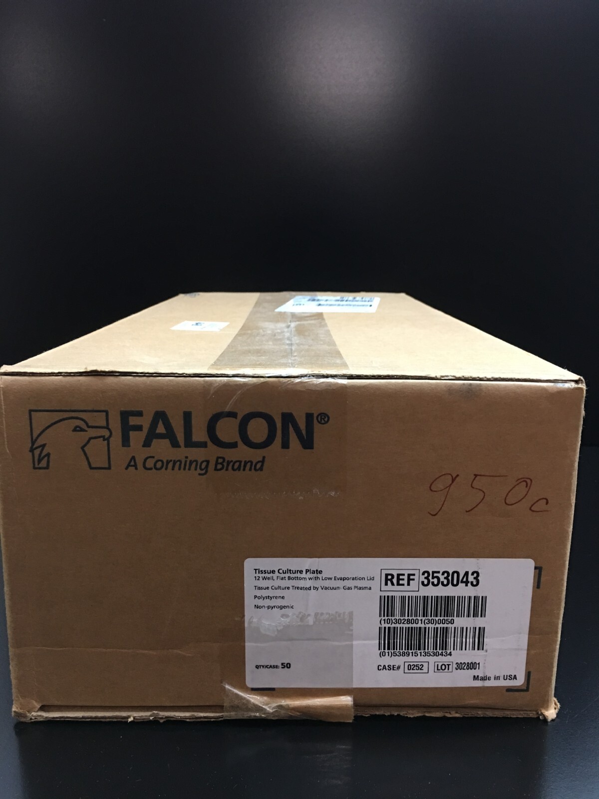 Corning Falcon REF 353043 TC-treated Tissue Culture Plate 12 Well Case