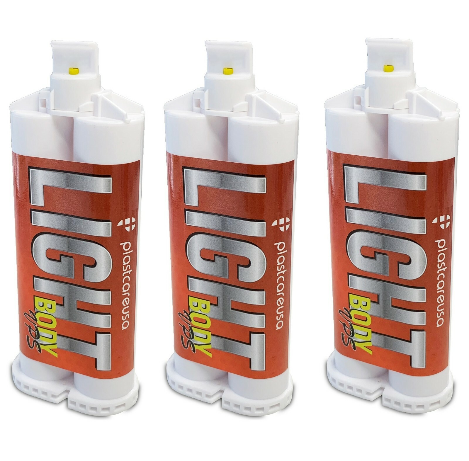 3 x Light Body FAST Rapid Set Dental VPS Impression Material, 50ml PVS