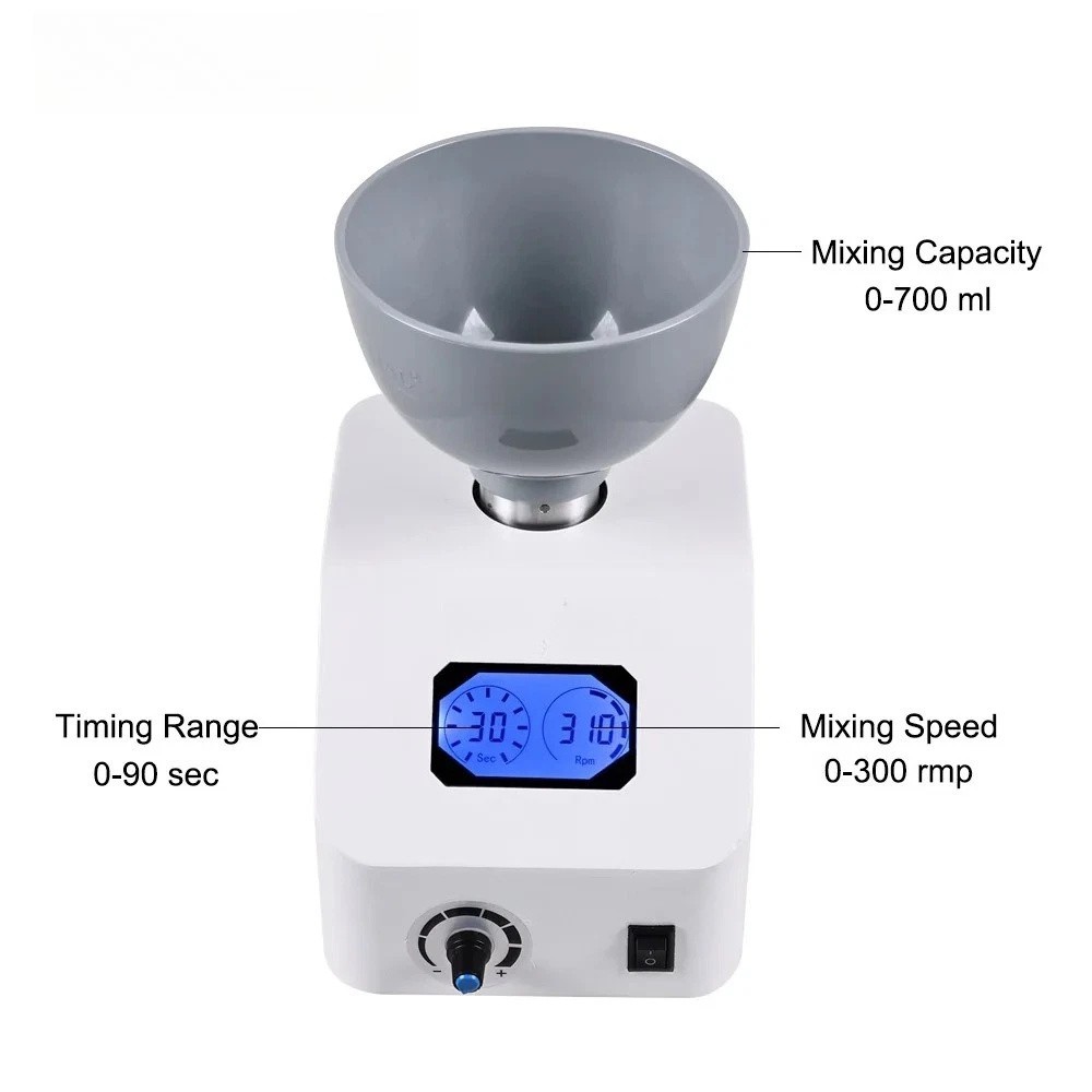 DENTAL LAB IMPRESSION MATERIAL ALGINATE MIXER 110V USA SHIPPING