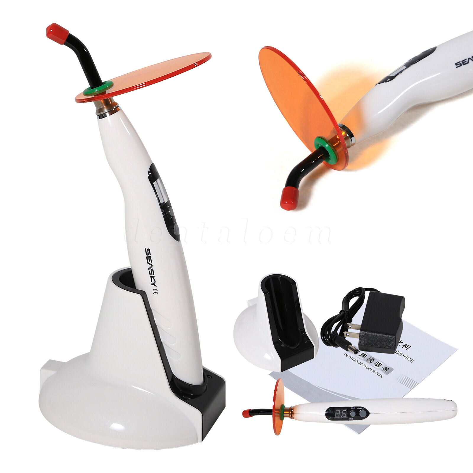 Dental Estilo Woodpecker LED.B Lampara /Fotocurado con Sistema de Blanqueamien