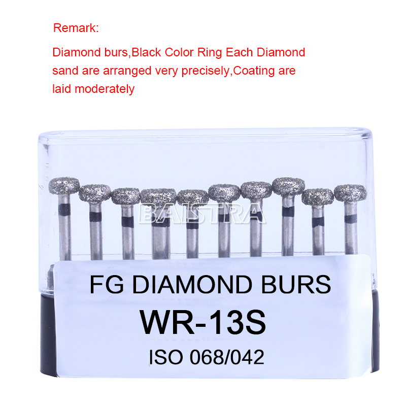 10pcs Dental Super Coarse Diamond FG Burs Drills for High Speed Handpiece AZDENT