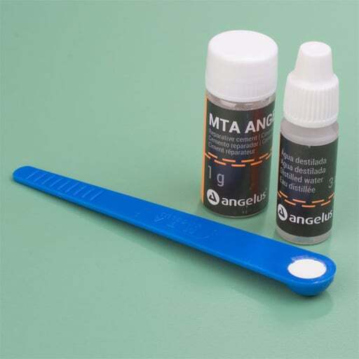 MTA Angelus WHITE Reparative Cement: 1g Vial, 3ml Distilled Water & Scoop #822