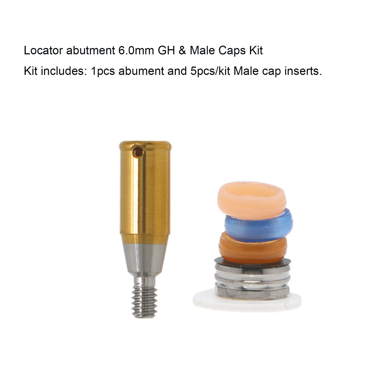 US Dio Overdenture Locator Abutment​ compatible With DlO UF(ll) Fixture Regular
