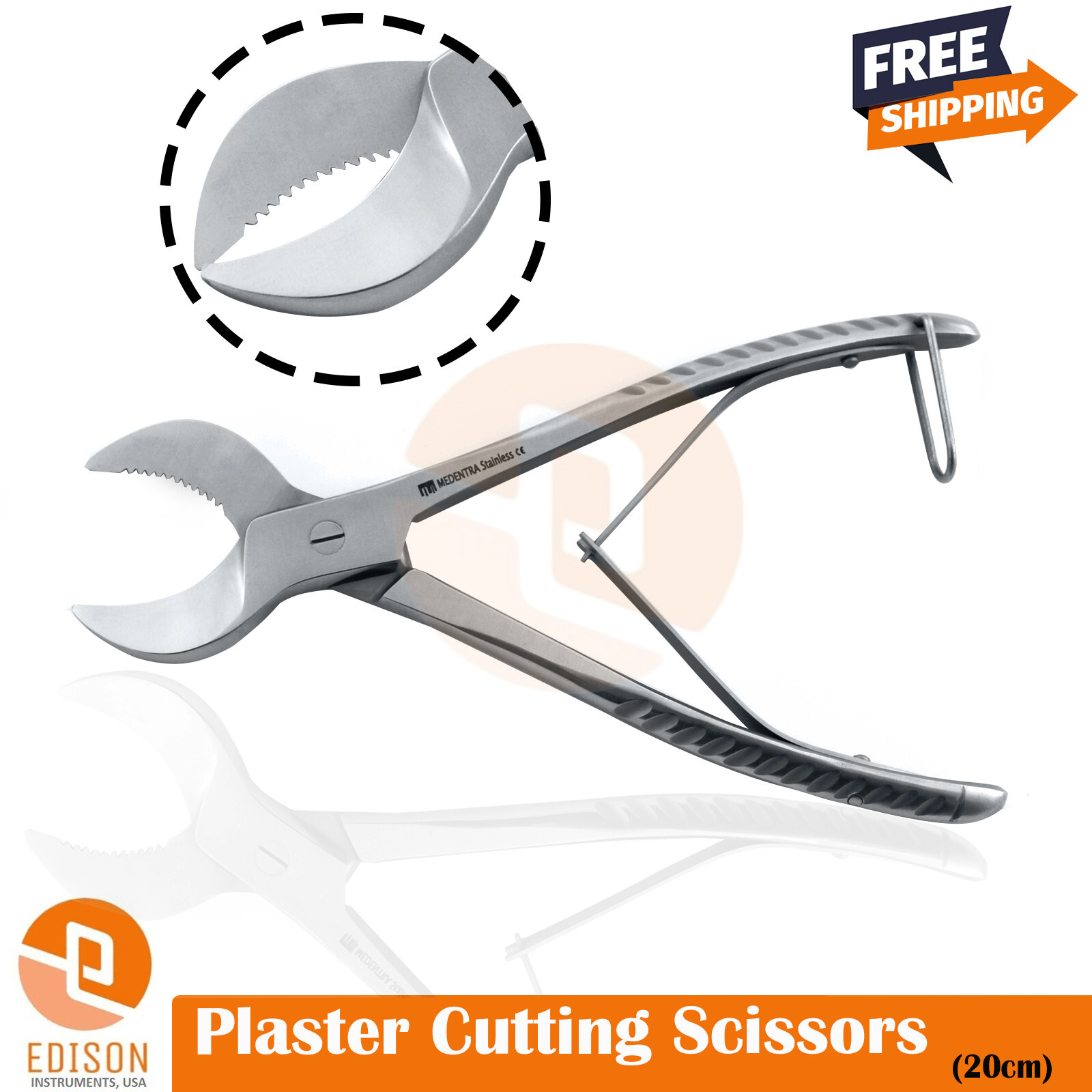 Dental Heavy Duty Plaster Scissors Plier Cast Trimmer 20cm Surgical Orthopedic