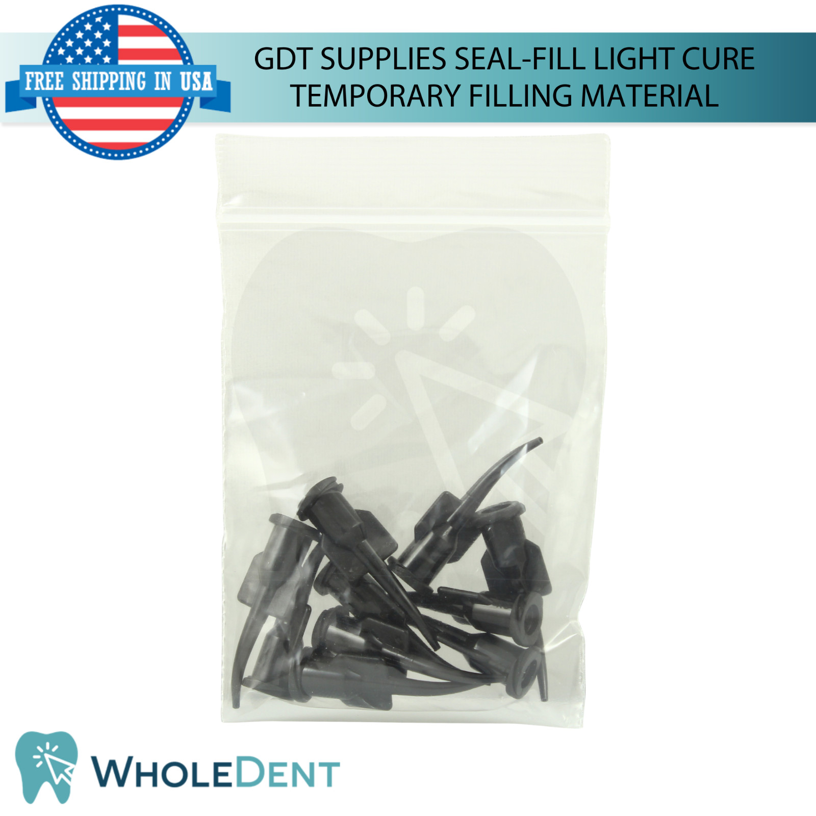 Denta Seal-Fill Temporary Dental Filling Material 5 Syringes Cavity Sealer 2g