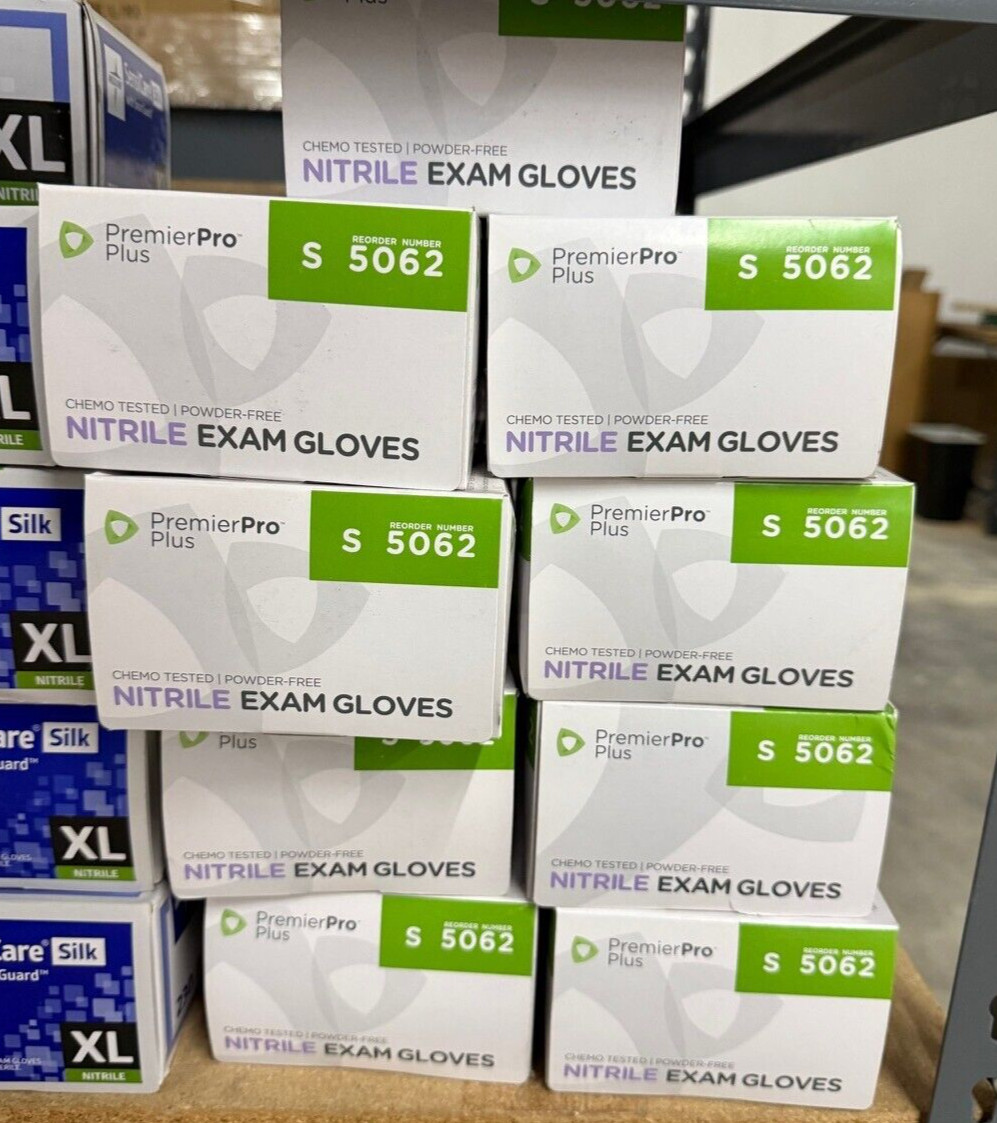 PremierPro Plus 5062 Chemo-Tested Nitrile Exam Gloves Size Small 200 PC
