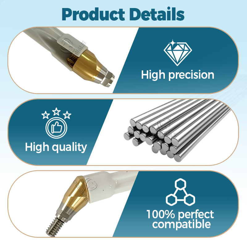 3 pcs 15/30/45 degree Multi unit Angled abutment fit to Den-tium superline