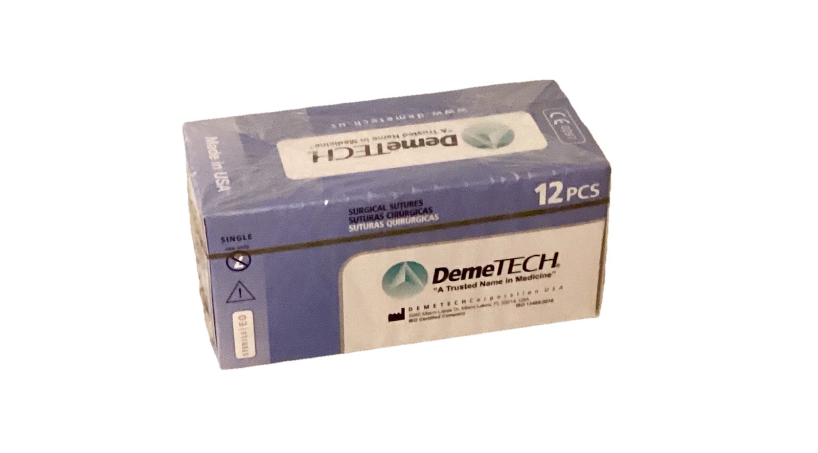 DemeLENE 3-0 USP Polypropylene Sutures 18” DFS-1 24mm RC 3/8c EXP 2027 NEW