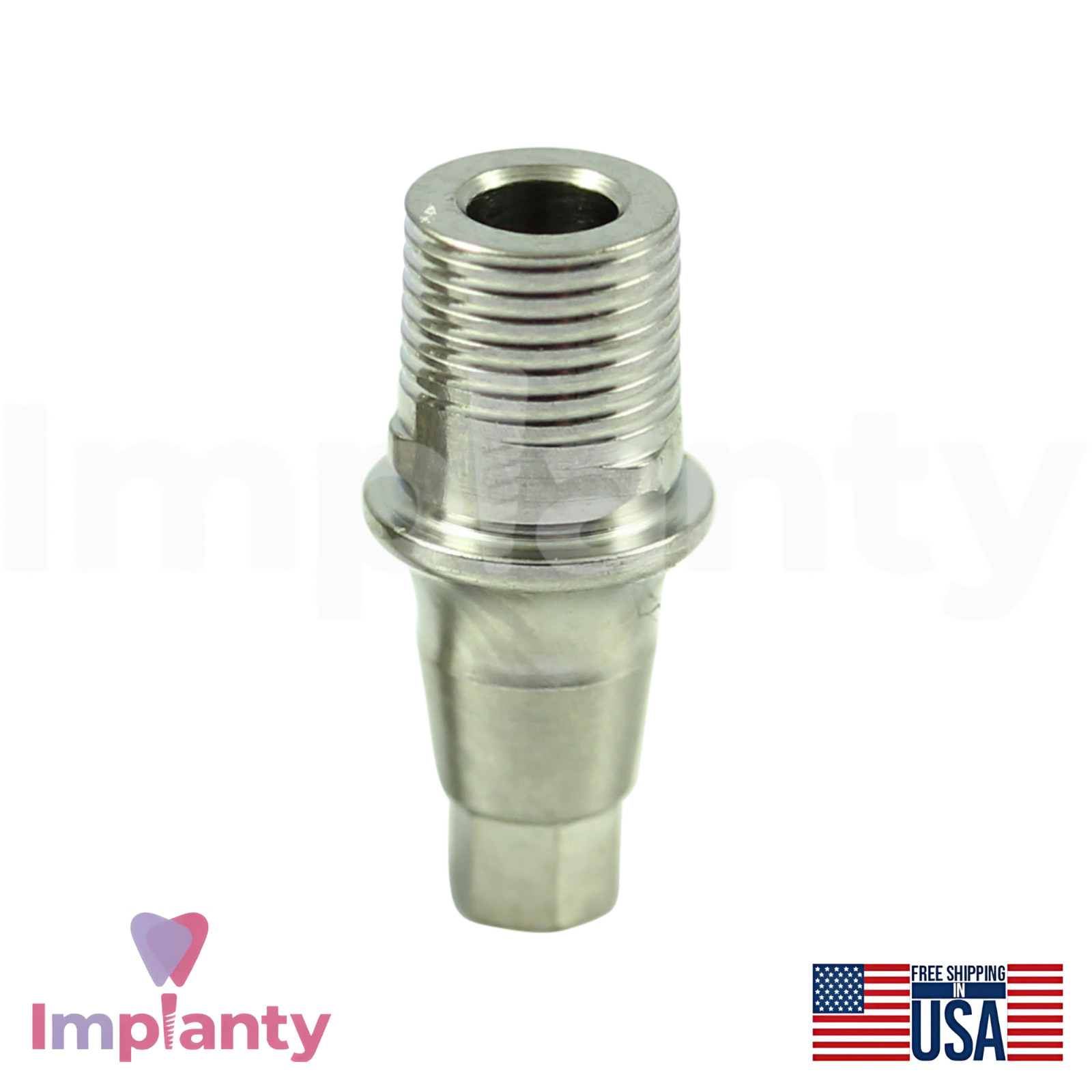 5x Neodent GM Compatible Titanium Base Ø4.5mm Prosthetic Grand Morse Connection